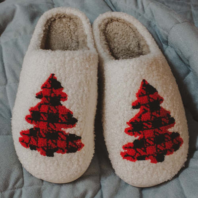 Holiday Sherpa Slippers