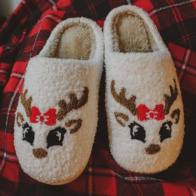 Holiday Sherpa Slippers